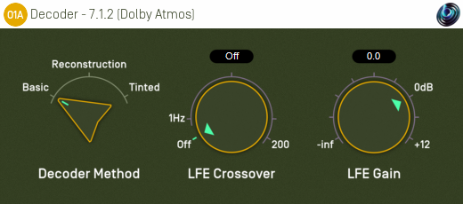 O1A Decoder - 7.1.2 (Dolby Atmos)