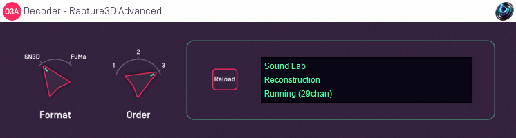 O3A Decoder (16 Channels) - Rapture3D Advanced