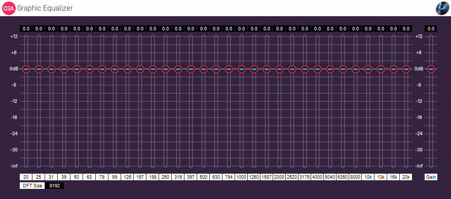 O3A Graphic Equalizer