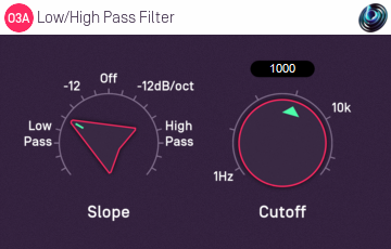 O3A Low/High Pass Filter