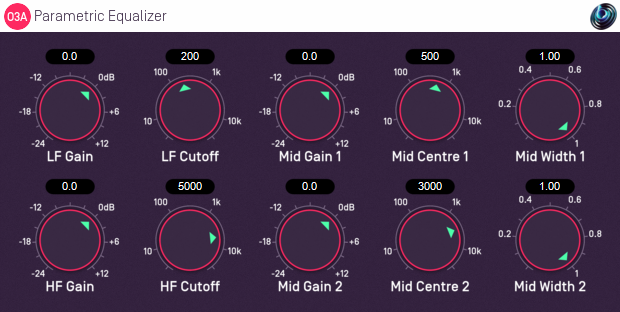 O3A Parametric Equalizer