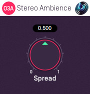 O3A Stereo Ambience