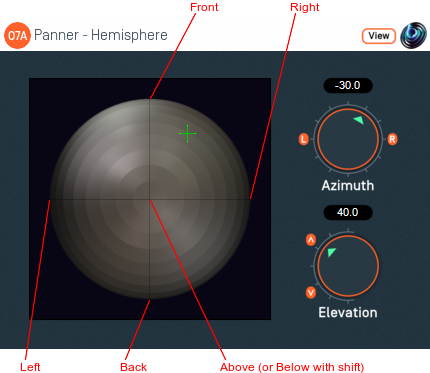 O7A Panner - Hemisphere