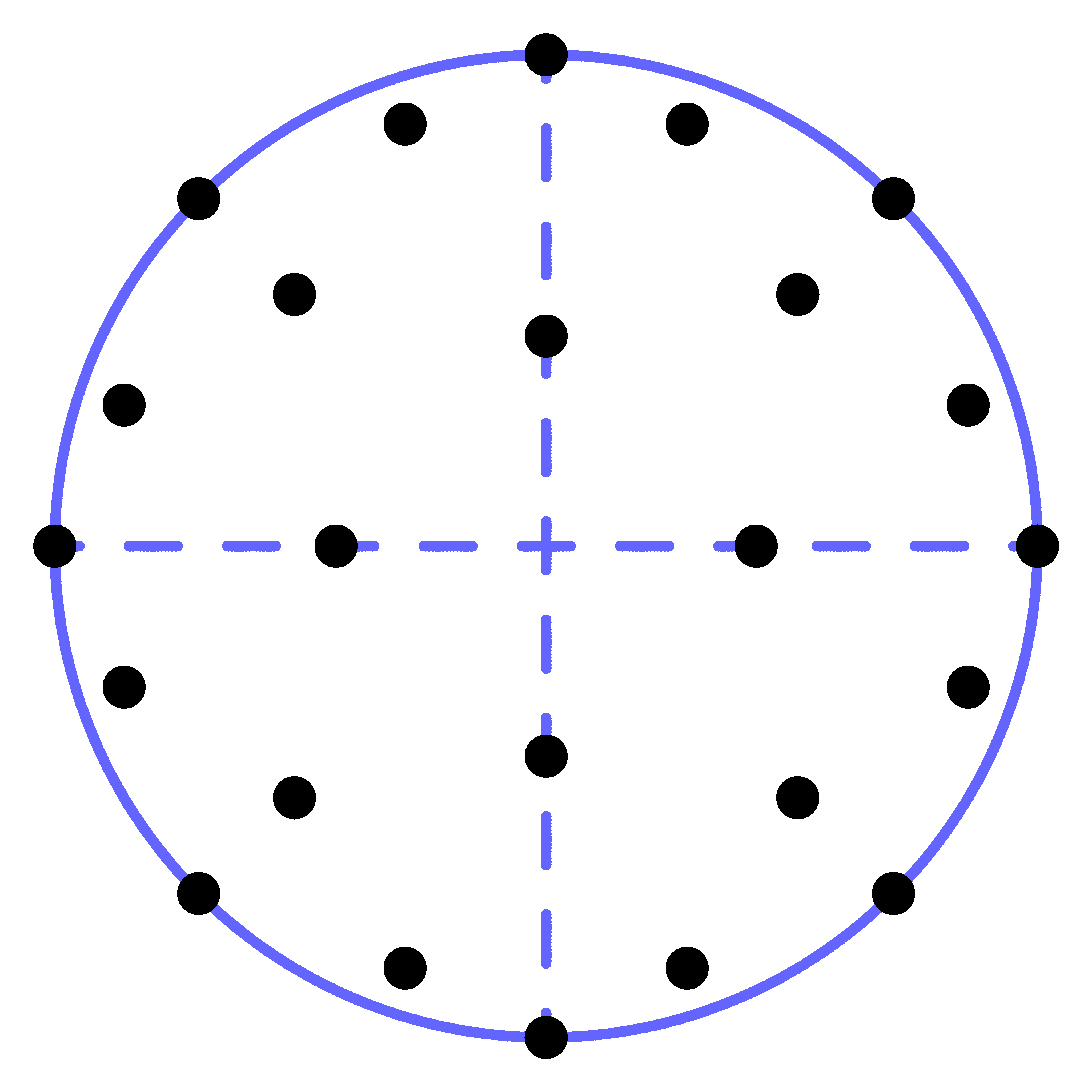 Spatial Audio Dome 24 Virtual Speaker Layout